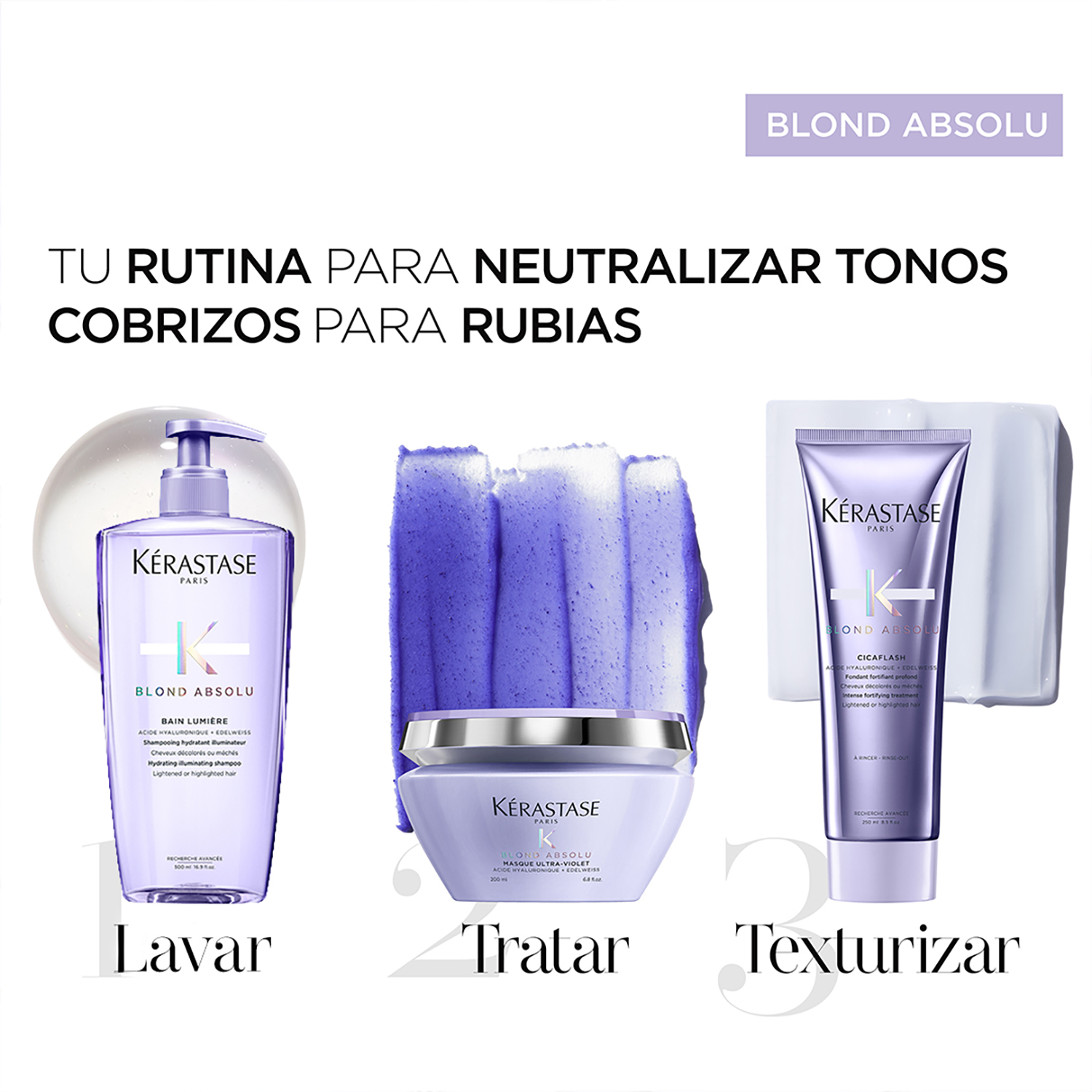BLOND ABSOLU SHAMPOO (SHAMPOO HIDRATANTE PARA CABELLO RUBIO)
